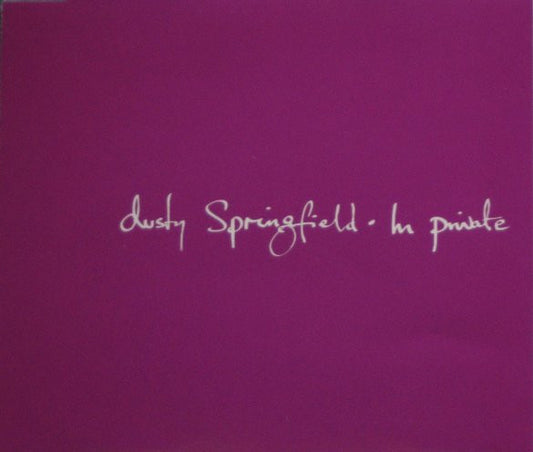 Dusty Springfield : In Private (CD, Single)