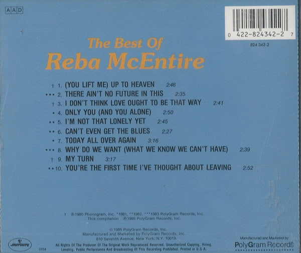 Reba McEntire : The Best Of Reba McEntire (CD, Comp)