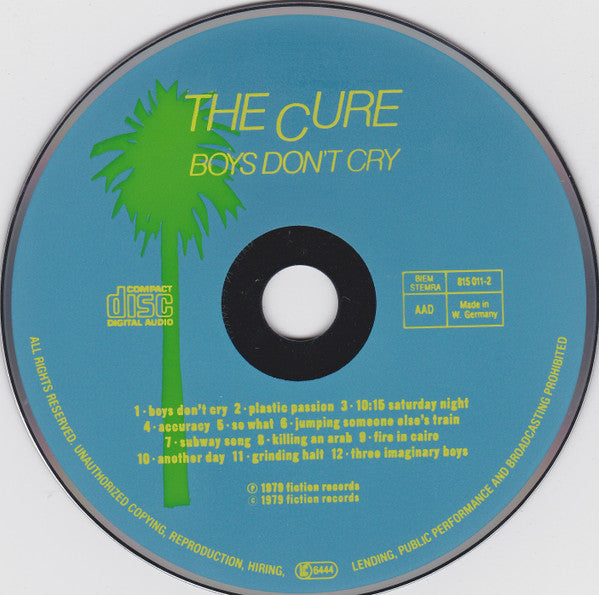 The Cure : Boys Don't Cry (CD, Album, RE)