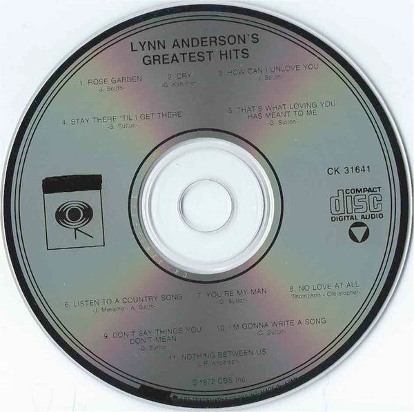 Lynn Anderson : Lynn Anderson's Greatest Hits (CD, Comp, RE)