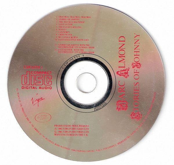 Marc Almond : Stories Of Johnny (CD, Album)