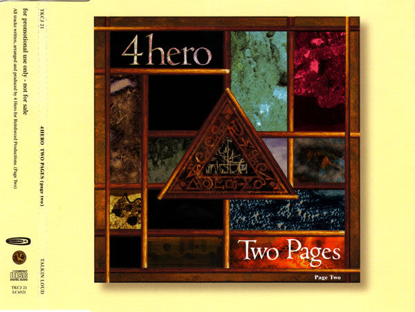 4 Hero : Two Pages (Page Two) (CD, Album, Promo)