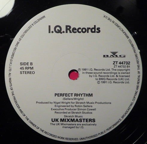 The UK Mixmasters : Lucky 7 Megamix (12", Single)