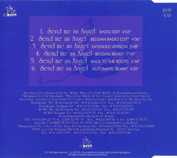 CB Milton : Send Me An Angel (CD, Maxi)