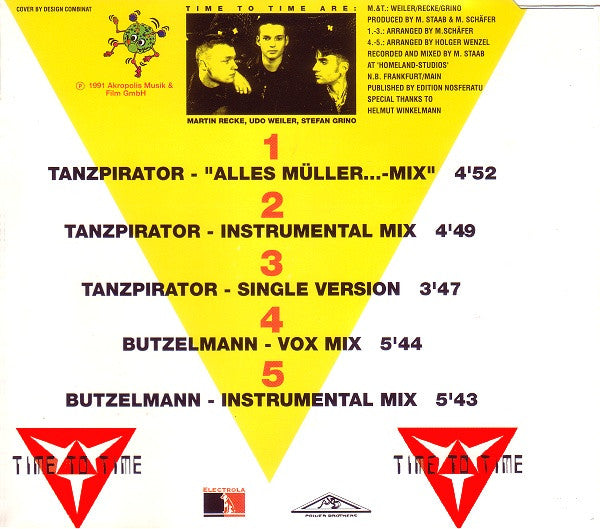 Time To Time : Tanzpirator (CD, Maxi)