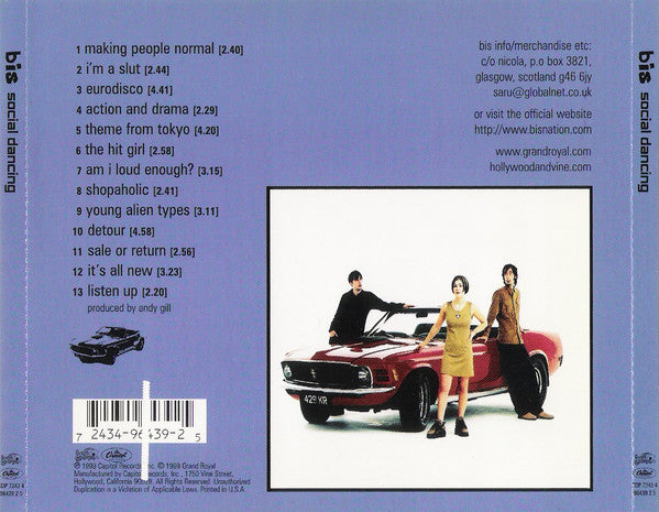 Bis : Social Dancing (CD, Album, Promo)