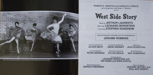 Leonard Bernstein, Stephen Sondheim : West Side Story (Original Broadway Cast Recording) (CD, RE, RM)