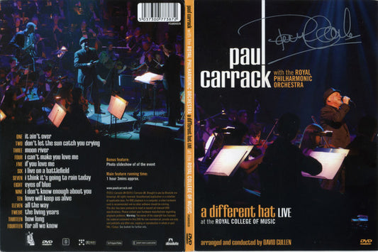 Paul Carrack : A Different Hat Live (DVD-V, PAL, 5.1)