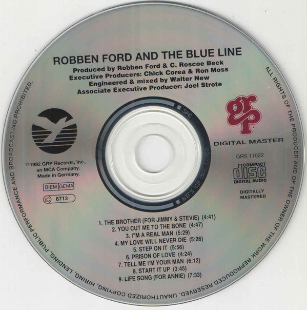 Robben Ford & The Blue Line : Robben Ford & The Blue Line (CD, Album)