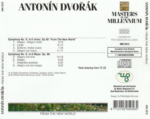 Antonín Dvořák : From The New World (CD, Comp)