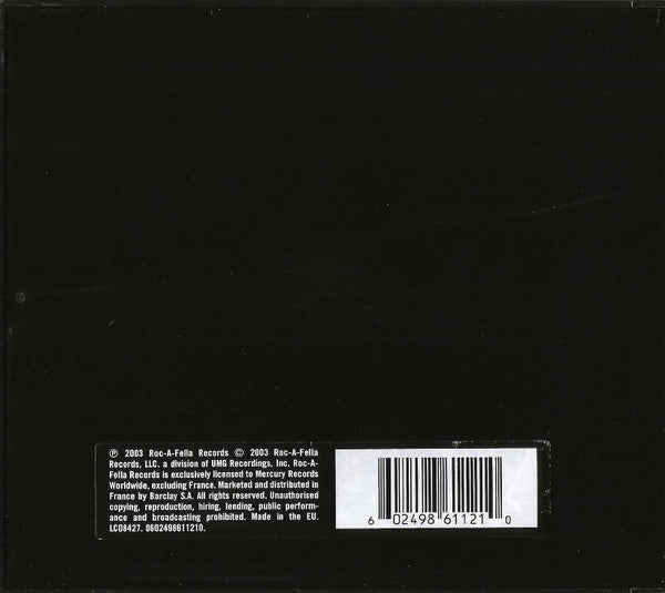 Jay-Z : The Black Album (CD, Album)