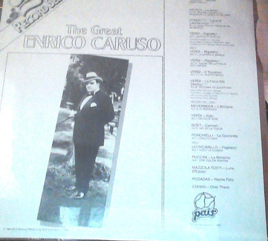Enrico Caruso : The Great Enrico Caruso (2xLP, Comp)
