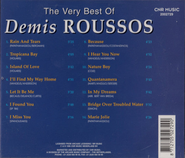 Demis Roussos : The Very Best Of Demis Roussos (CD, Comp)