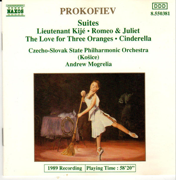 Sergei Prokofiev, Slovak State Philharmonic Orchestra, Košice, Andrew Mogrelia : Orchestral Suites (CD, Album)