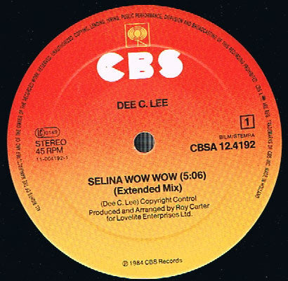 Dee C. Lee : Selina Wow Wow (12", Maxi)