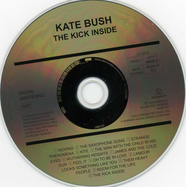 Kate Bush : The Kick Inside (CD, Album, RE)