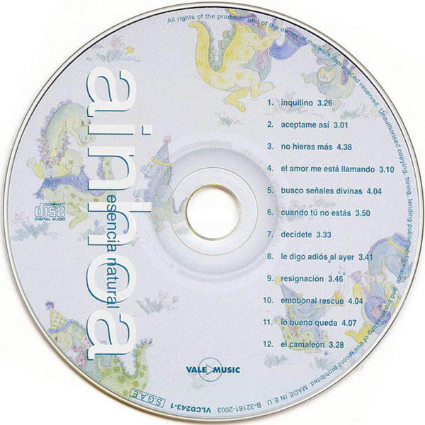 Ainhoa (2) : Esencia Natural (CD, Album)