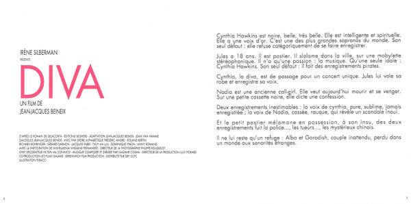 Vladimir Cosma : Diva (Bande Originale Du Film) (CD, Album, RE)
