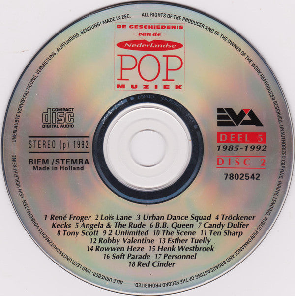 Various : De Geschiedenis Van De Nederlandse Pop Muziek - Deel 5 - 1985-1992 (2xCD, Comp)