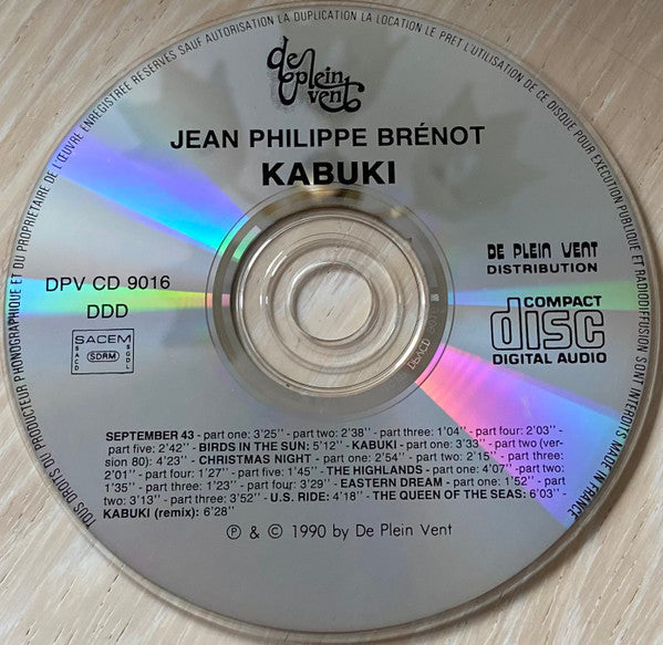 Jean-Philippe Brénot : Kabuki (CD, Album)