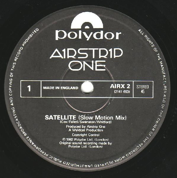 Airstrip-One : Satellite (Slow Motion Mix) (12")