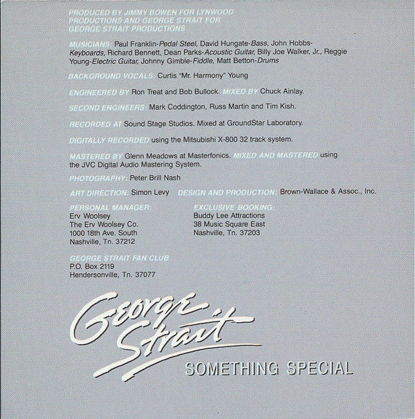George Strait : Something Special (CD, Album)