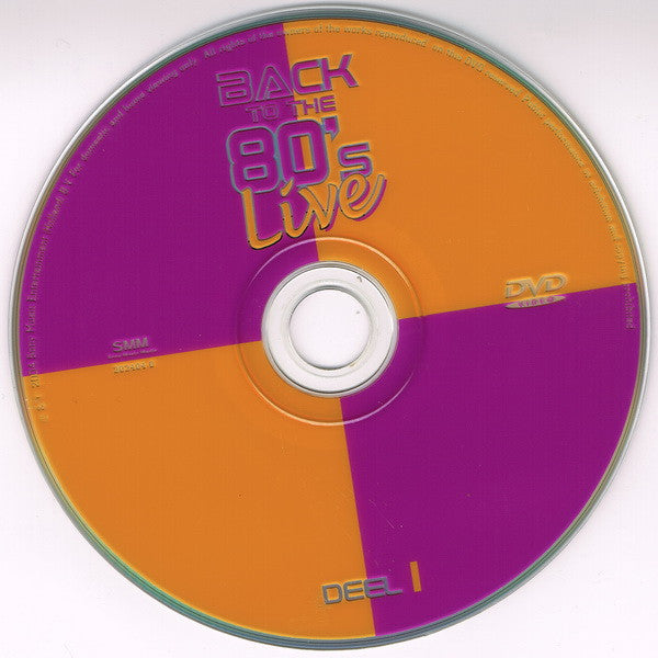 Various : Back To The 80's Live Deel 1 (DVD-V, Comp)