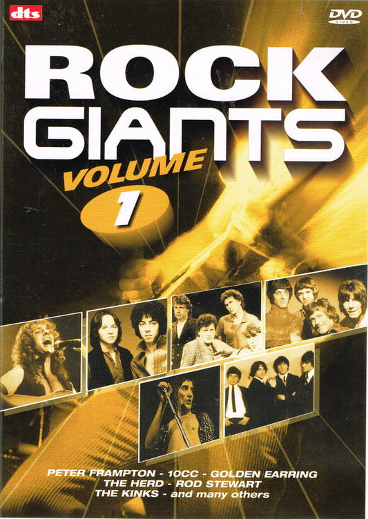 Various : Rock Giants Volume 1 (DVD-V, Comp, Multichannel)