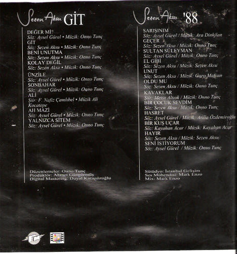 Sezen Aksu : Klasikleri (Git / '88 / Söylüyor) (Box, Comp + CD, Album, RE + CD, Album, RE + CD, Al)