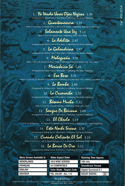 Helmut Lotti With Golden Symphonic Orchestra : Latino Classics (DVD-V, Multichannel, PAL)