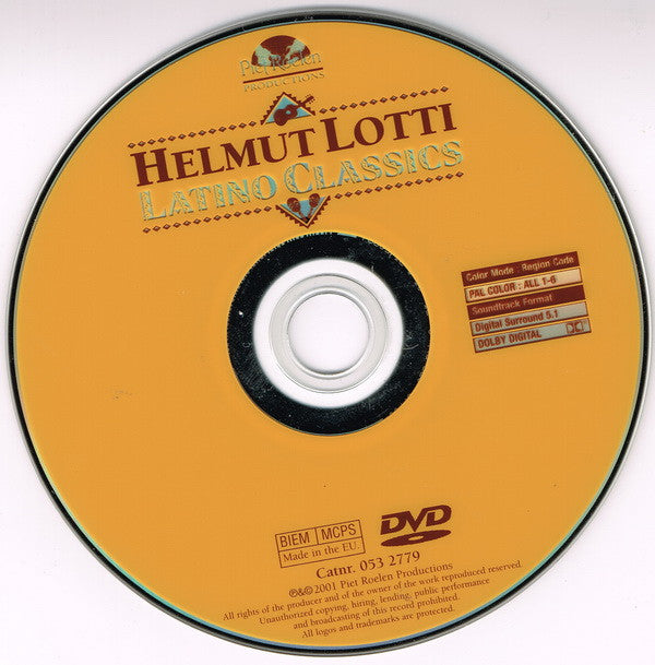 Helmut Lotti With Golden Symphonic Orchestra : Latino Classics (DVD-V, Multichannel, PAL)