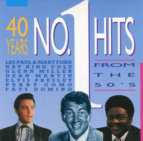 Various : 40 Years No. 1 Hits From The 50's (CD, Comp)