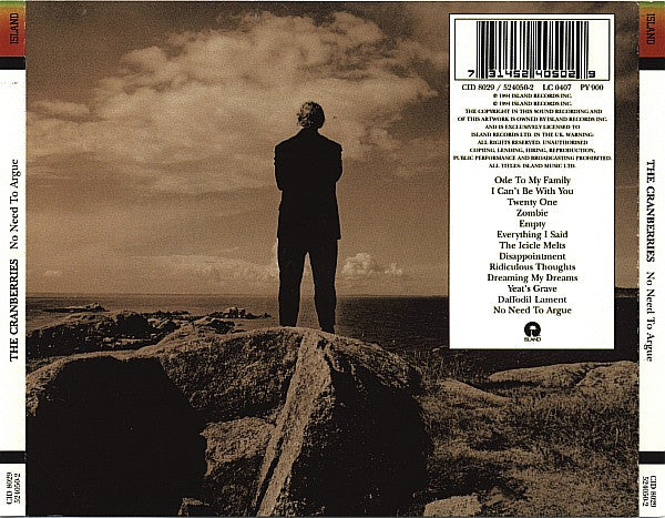 The Cranberries : No Need To Argue (CD, Album, PMD)
