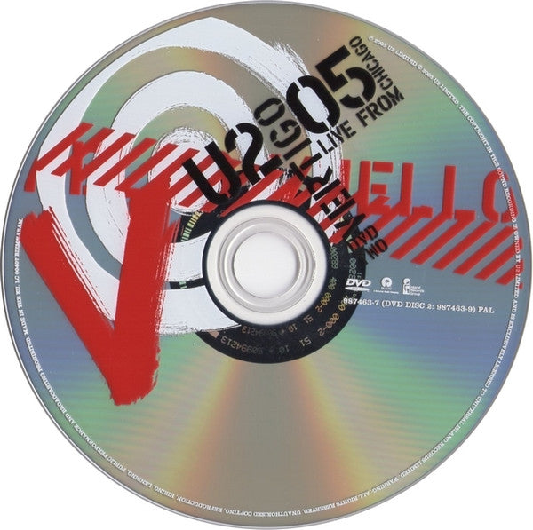 U2 : Vertigo 2005 // U2 Live From Chicago (2xDVD-V, Dlx, Ltd, Multichannel, PAL)