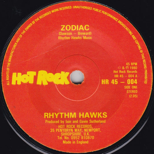 Rhythm Hawks : Zodiac (7", Single)