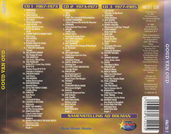 Various : Ad Bouman's Goud Van Oud (66 Original Singles) (3xCD, Comp)
