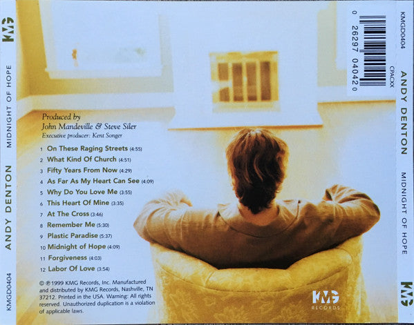 Andy Denton (2) : Midnight Of Hope (CD, Album)
