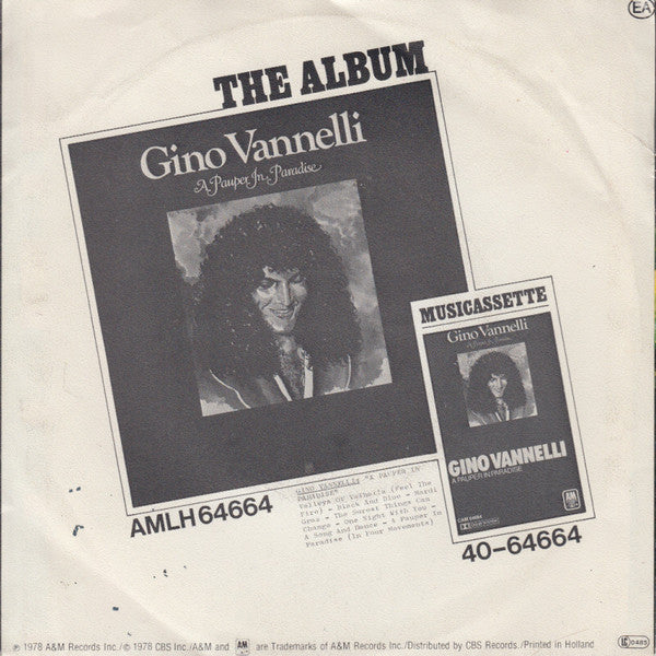 Gino Vannelli : A Song And Dance (7", Single)