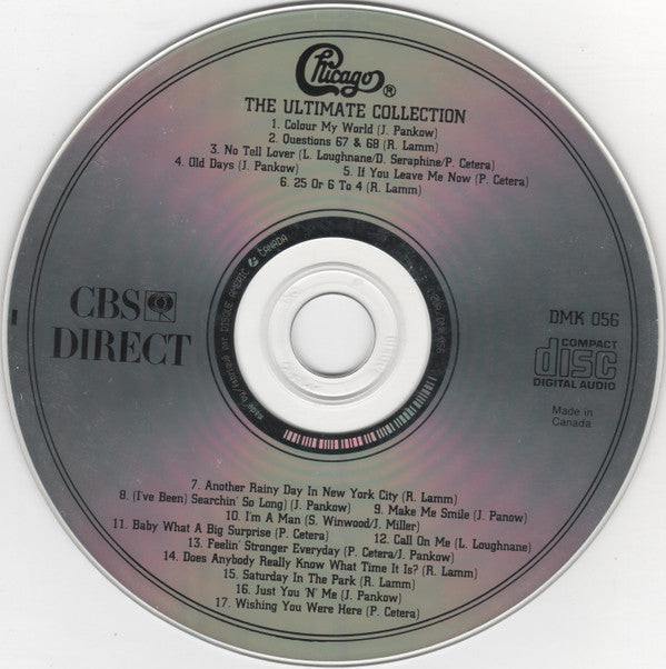 Chicago (2) : The Ultimate Collection (CD, Comp)