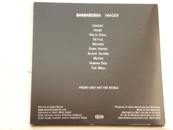 Barbarossa (3) : Imager (CD, Album, Promo)