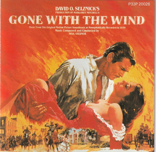 Max Steiner : Gone With The Wind (Music From The Original Motion Picture Soundtrack) (CD, Album, Mono, RE)