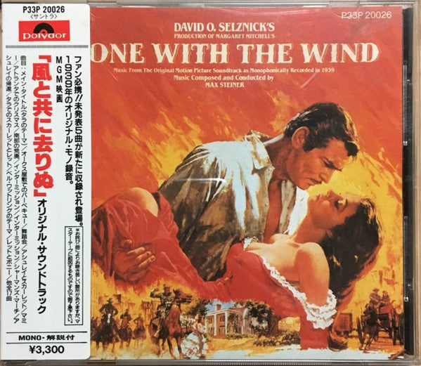 Max Steiner : Gone With The Wind (Music From The Original Motion Picture Soundtrack) (CD, Album, Mono, RE)
