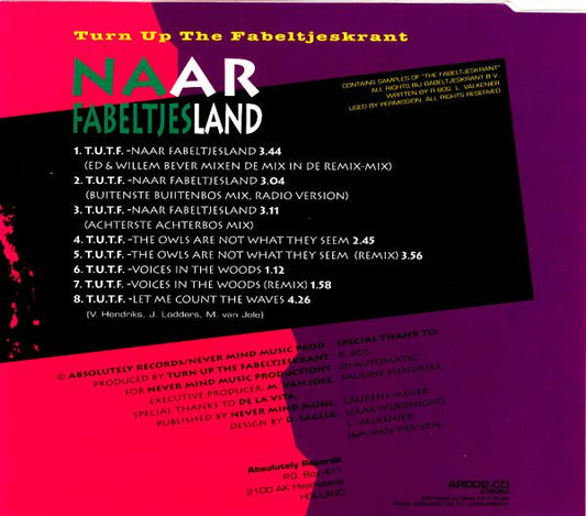 T.U.T.F. : Naar Fabeltjesland (CD, Maxi)