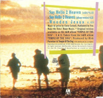 Temple Of The Dog : Say Hello 2 Heaven (CD, Single)