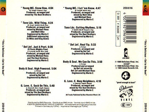 Various : This Is Delicious - Eat To The Beat (CD, Comp)