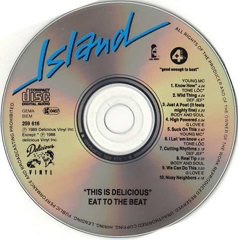 Various : This Is Delicious - Eat To The Beat (CD, Comp)