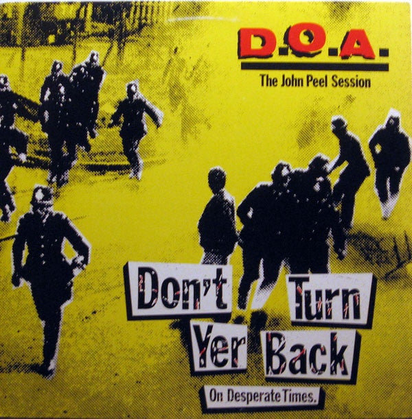 D.O.A. (2) : Don't Turn Yer Back (On Desperate Times) (12", EP, Red)