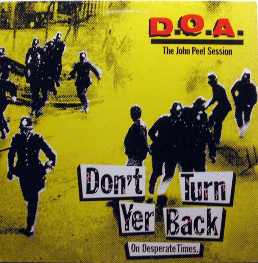 D.O.A. (2) : Don't Turn Yer Back (On Desperate Times) (12", EP, Red)