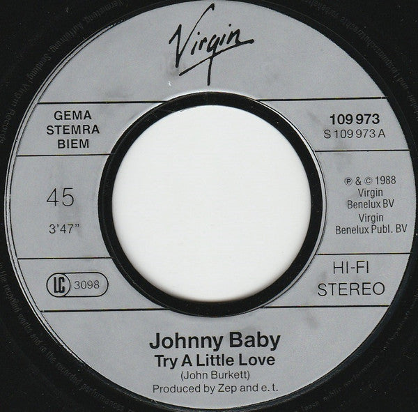 Johnny Baby : Try A Little Love (7", Single)