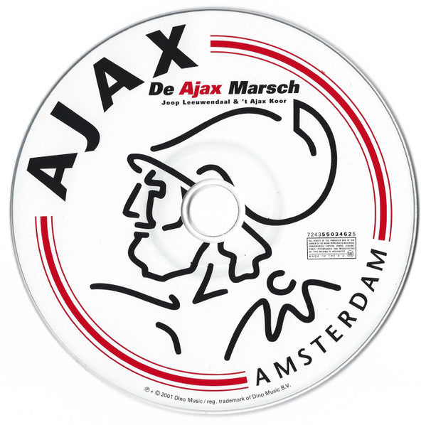 Jaap Leeuwendaal & Ajax Koor : De Ajax Marsch (CD, Single)